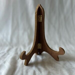 Elegant Brown Wooden Display Stand